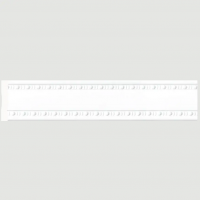 Бордюр Cosca W60(2)-W27 Полистирол Белый 2400*60*9 мм