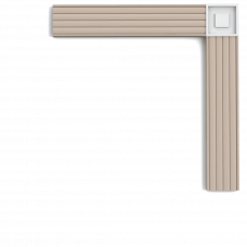 Угловой элемент Orac Decor P5020B Полиуретан 90*90*13 мм